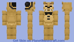 Golden Toy Freddy - Five Nights At Freddy's 2 HOAX Minecraft Skin