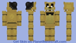 Golden Freddy - Five Nights At Freddy's Minecraft Skin
