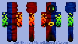 Good & Evil Magic Mage ~ Commission Minecraft Skin