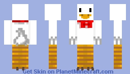 The Goose - Untitled Goose Game Minecraft Skin