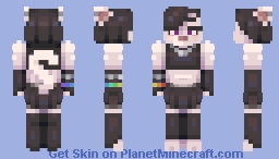 Goth Femboy Minecraft Skin