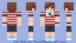 Headphones Band Kid Minecraft Skin