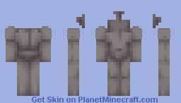 Greyscale Masc Skinbase Minecraft Skin