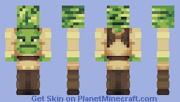 Grox BW Brawl - Green Giants Minecraft Skin