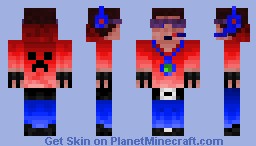 guy with dem shades*updated* better in preview Minecraft Skin