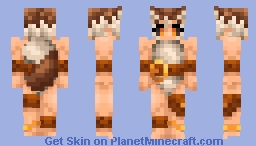 Hack the Barbarian Wolf Girl Minecraft Skin