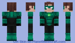 Green Lantern - Hal Jordan Minecraft Skin