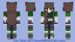 hannahxxrose - Blockwars 17 Green Giants Minecraft Skin