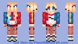 Harley Quinn Minecraft Skin