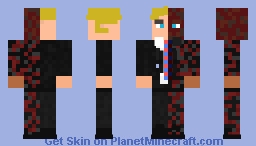 Harvey Dent-Two face -Batman The Dark Knight Minecraft Skin