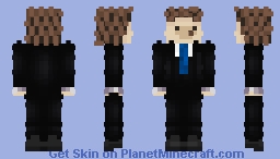 Blue Tie Hedgehog Minecraft Skin