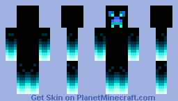 Black Creeper Minecraft Skin