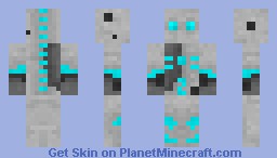 The rust-bucket golem. Minecraft Skin