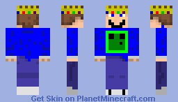 royalty with slime shirt Minecraft Skin