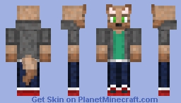 Hyena dude Minecraft Skin