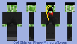 Fancy Creeper Minecraft Skin