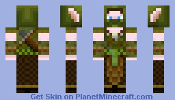 elfe of wood Minecraft Skin