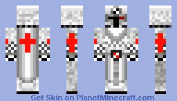 white knight Minecraft Skin