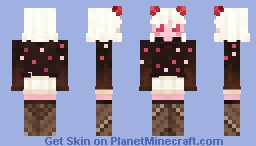Strawberry Chocolate Icecream Minecraft Skin