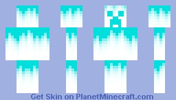 Ice Creeper Minecraft Skin