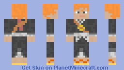 Ichigo(Bleach) Minecraft Skin