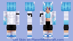 Icy Demon Minecraft Skin