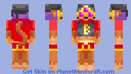 BTD6 - Plasma Monkey Fan Club (Dart Monkey) Minecraft Skin