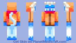 BTD6 - Arctic Wind (Ice Monkey) Minecraft Skin