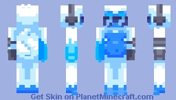 BTD6 - Cryo Cannon (Ice Monkey) Minecraft Skin