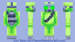BTD6 - The Bloon Solver (Glue Gunner) Minecraft Skin