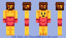 Winnie the Pooh - Carrying a honey pot (hive style) (: Minecraft Skin
