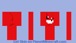 Meat boy (but it bad) Minecraft Skin