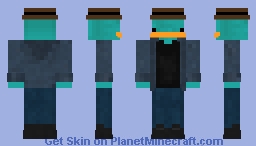 Perry with denim/jeans jacket Minecraft Skin