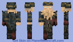 (Edit) Davy Jones - Pirates of the Caribbean Minecraft Skin