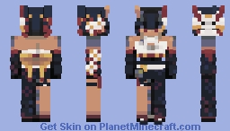 Flesh of Flame, Heart of Stone Minecraft Skin