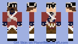 INDEPENDENCE! United States drummer Minecraft Skin