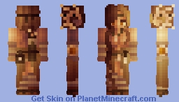 Yellow Ochre Girl Minecraft Skin
