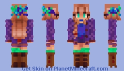 Hailie Summers - The fractured Grid Minecraft Skin