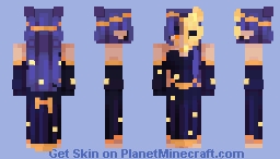 . golden amethyst ; jam entry . Minecraft Skin