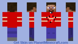 NHL Four Nations Face-off Canada Jersey Minecraft Skin