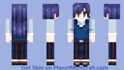 The Idolm@ster - Chihaya Kisaragi | 如月千早 私服ver. Minecraft Skin