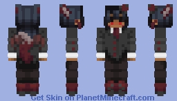 .+ What? No, Why Would I Suck Your Blood? I’m a WEREWOLF! ~ OC +. Minecraft Skin