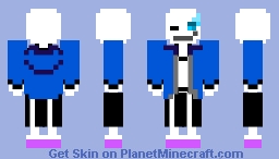 Sans the skeleton Minecraft Skin