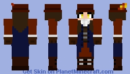 Elizabeth Morrison (Steampunker) Autumn Attire (No Goggles) Minecraft Skin