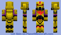 imperial fist skin (warhammer 40k) Minecraft Skin