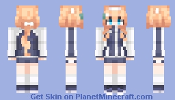 Iochi Mari (Sportswear) - Blue Archive Minecraft Skin