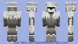 Girl Iron Golem Knight Snow (Human Era: Villagers & Illagers) Minecraft Skin