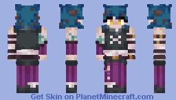 Isha arcane Minecraft Skin