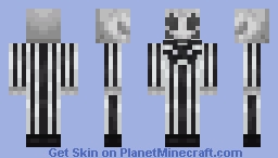 Jack Skellington Minecraft Skin