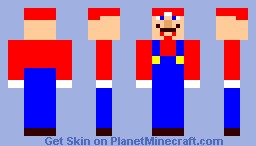 Mario Minecraft Skin